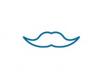 Knír a vousy samolepicí pro Movember